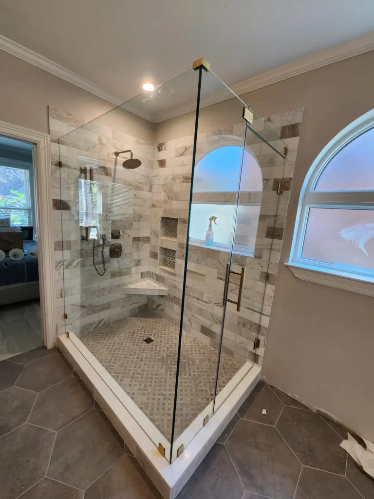 Custom shower enclosures